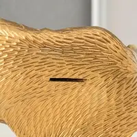 Копилка для денег &laquo;Спящий Будда&raquo;, гипс, белый с золотом, 17&times;36&times;15 см