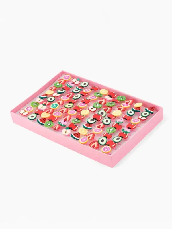 Кольцо &laquo;Выбражулька. Фруктовое ассорти&raquo;, форма МИКС, разноцветное, безразмерное