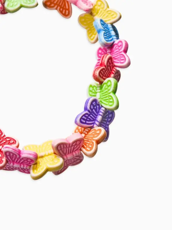 Браслет детский &laquo;Выбражулька. Танцующие бабочки&raquo;, d=6 см, разноцветный