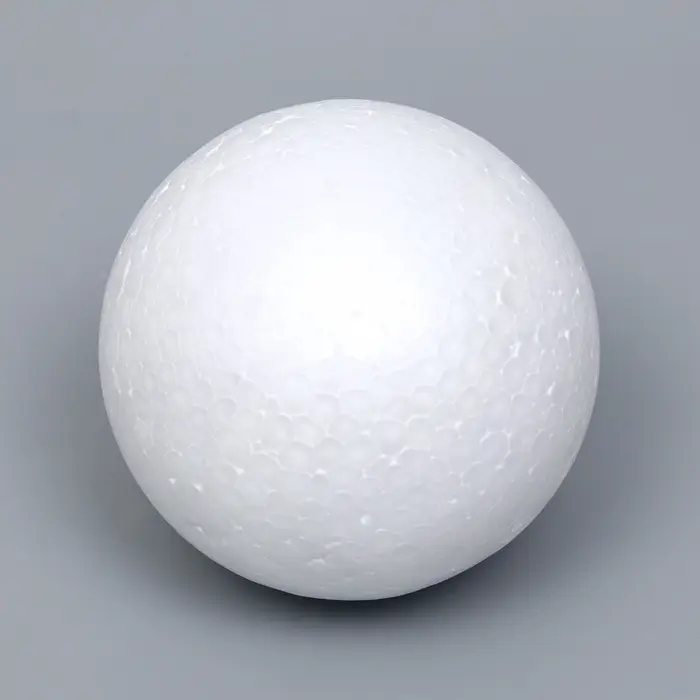 Шар из пенопласта для поделок и творчество, набор 2 шт., 9 см