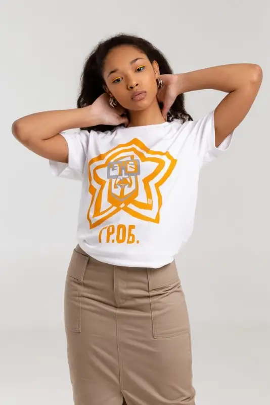 Футболка «Меламед. Егор Летов», белая, размер S Футболка «Меламед. Егор Летов», белая, размер S