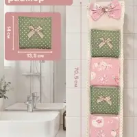 Органайзер подвесной Roses, 4 ячейки, текстильный кармашек