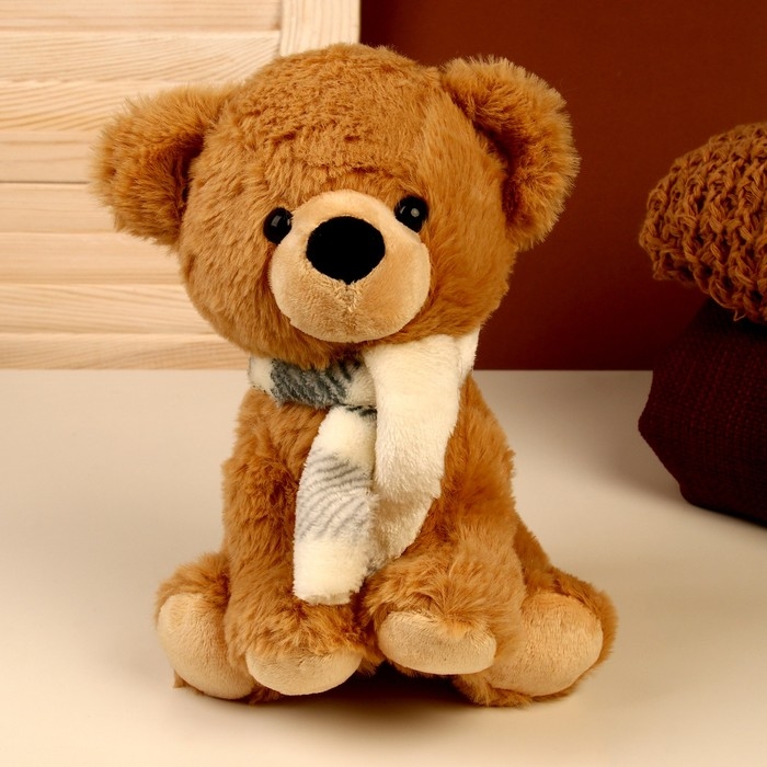 Мягкая игрушка &laquo;Мишутка в шарфе&raquo;