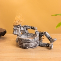 Сувенир «Абориген попрошайка», 17×10×8 см, дерево