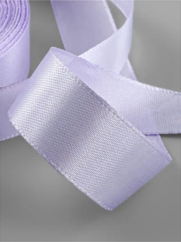 Лента атласная, 20 мм, 23&plusmn;1 м, нежно-сиреневая №44
