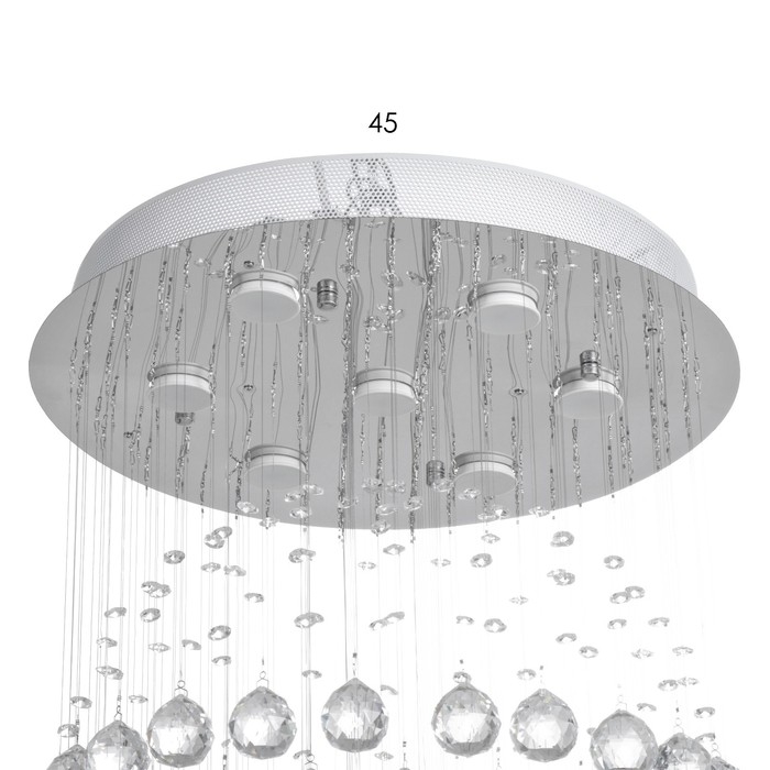 Светильник каскад Светильник каскад "Аделисия" 7xLED хром 55х55х93см BayerLux