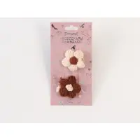 Заколка для волос «Цветы» 2 шт, Принцессы