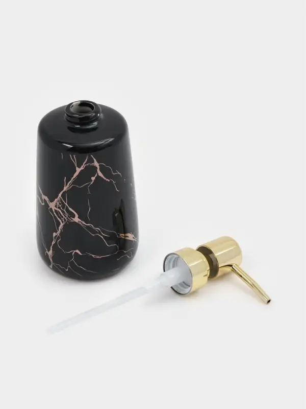 Дозатор для жидкого мыла SAVANNA Lightning, 350 мл, цвет чёрный