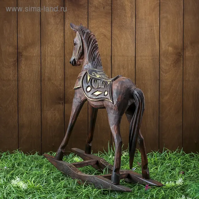 Сувенир дерево Сувенир дерево "Лошадка качалка" 45х12х45 см