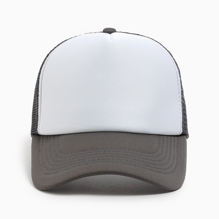 Бейсболка с сеткой MINAKU, цвет серый, размер 56-58 Бейсболка с сеткой MINAKU, цвет серый, размер 56-58