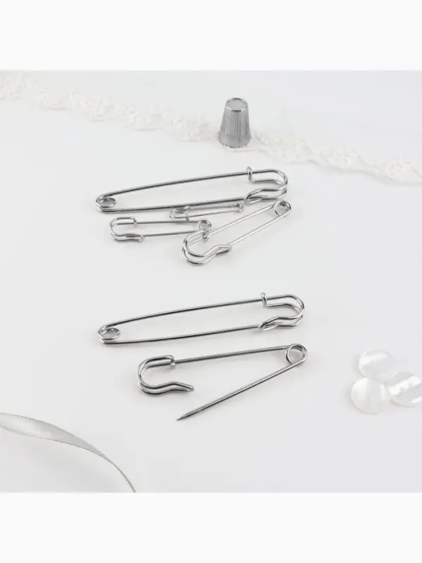 Набор булавок шляпных, 38/50/63/70/90/100 мм, 6 шт.