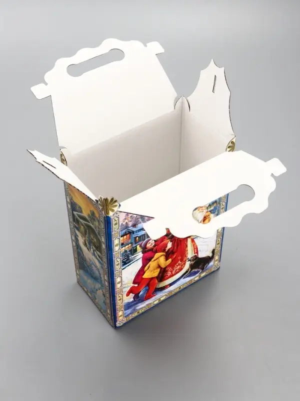 Подарочная новогодняя коробка «Атмосфера», для сладких подарков, 17.8×10×32.5 см Подарочная новогодняя коробка «Атмосфера», для сладких подарков, 17.8×10×32.5 см