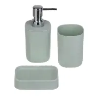 Стакан для ванной комнаты тм VETTA Сидней, пластик, PP, оливковый 7x10см