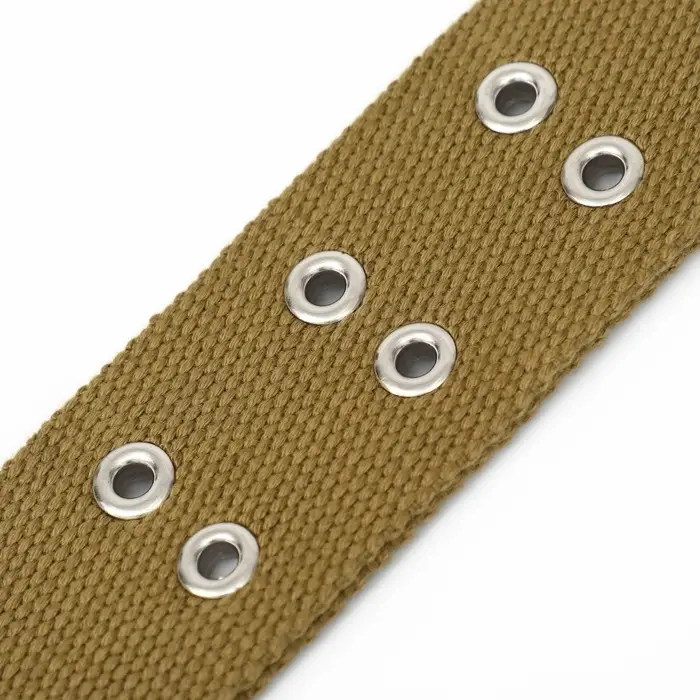 Брезентовый ошейник, 84&times;4.5 см, однослойный, песочный