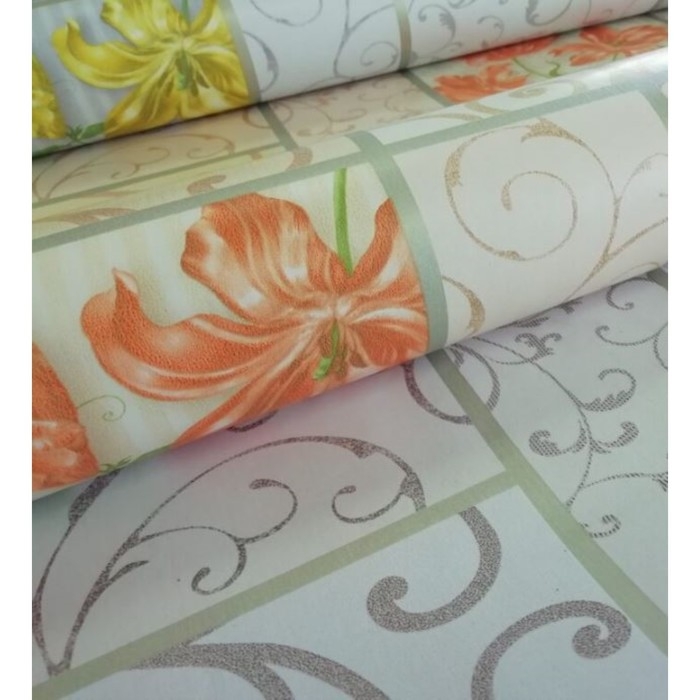 Обои бумажные, водостойкие при эксплуатации Обои бумажные, водостойкие при эксплуатации "Гомельобои" Лель 21, 0,53х10,05м