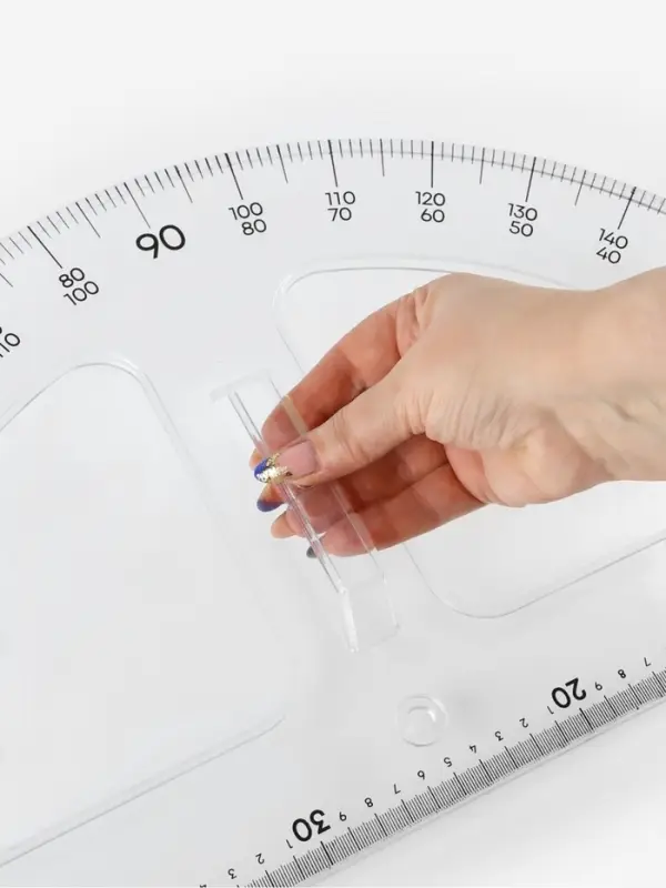 Транспортир портновский 180&deg;, пластик