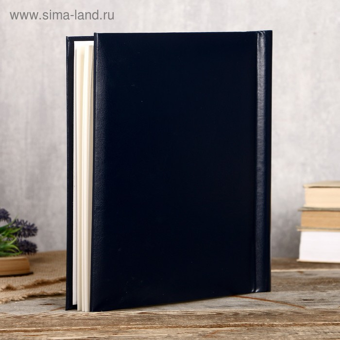 Фотоальбом Fotografia магнитный Фотоальбом Fotografia магнитный "Классика" 20 листов, 23х28 см синий