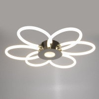 Люстра 1802/6 LED 123Вт 4000К хром 68х68х10 см BayerLux