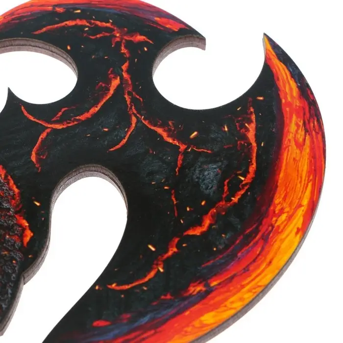 Деревянное оружие, детское сувенирное &laquo;Огненный&raquo;, топор шадоу, 11.1&times;22.9 см