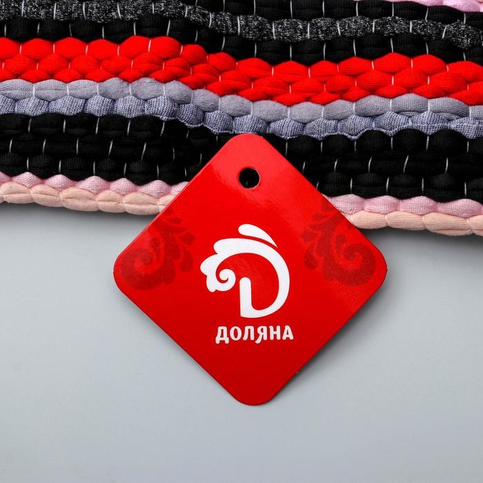 Коврик-половичок для дома средний Доляна, 48×78 см, цвет МИКС