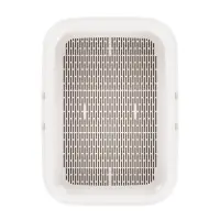 Лоток туалет для кошек малый (с бортиком и сеткой на высоких ножках) ALTA 42х31х14,5