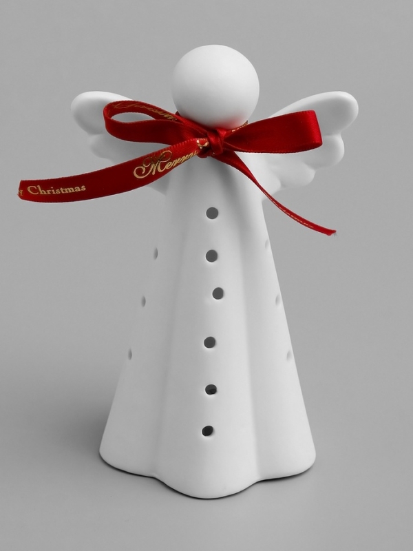 Светодиодная фигура Светодиодная фигура "Ангелок" 8.2х6.2х12.8 см, 1 LED, LR44x3(в компл.), свечение тёплое белое