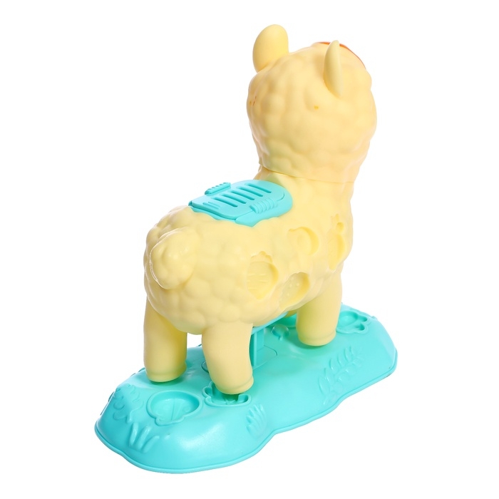 Набор для игры с мягким пластилином «Милая Лама», 6 баночек с массой для лепки, 2 формы Набор для игры с мягким пластилином «Милая Лама», 6 баночек с массой для лепки, 2 формы