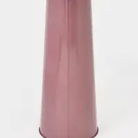 Вазон без ручек, 11 л, h=50 см, нержавеющая сталь, розовый