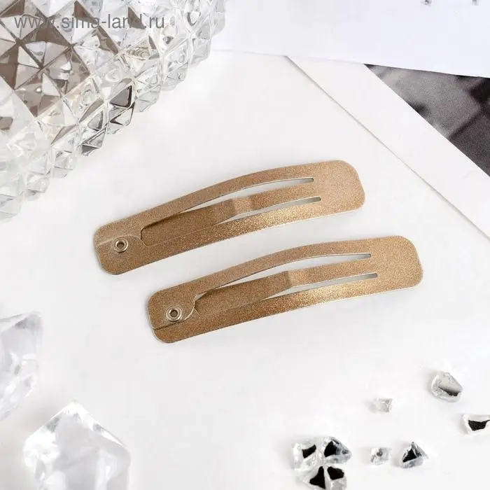 Невидимки для волос «Астория», набор 10 шт., перламутр, 5 см Невидимки для волос «Астория», набор 10 шт., перламутр, 5 см