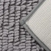 Коврик для дома Доляна &laquo;Букли длинные&raquo;, 50&times;80 см, длина букли 2 см, светло-серый