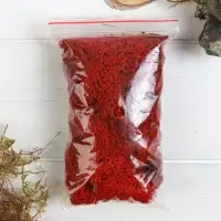 Мох стабилизированный &laquo;Красный&raquo; 45 г (&plusmn;5 г).