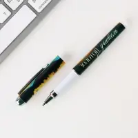 Ручка шариковая, синяя паста, 1 мм, пластик, в открытке &laquo;Лучшему учителю в мире&raquo;