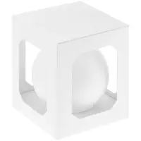 Оформительский шар Finery, 10 см, матовый белый