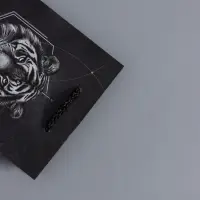 Пакет подарочный "Сила характера" ламинированый 11,5 х 14,5 х 6,5 см