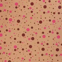 Крафт бумага «Конфетти» розовый/бордовый на коричневом фоне, 0.72×10±5% м, 60 г Крафт бумага «Конфетти» розовый/бордовый на коричневом фоне, 0.72×10±5% м, 60 г