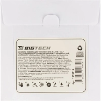 Носители информации Bigtech YDVDRB010 DVD+R 4,7 Гб/16х/1шт конверт белый