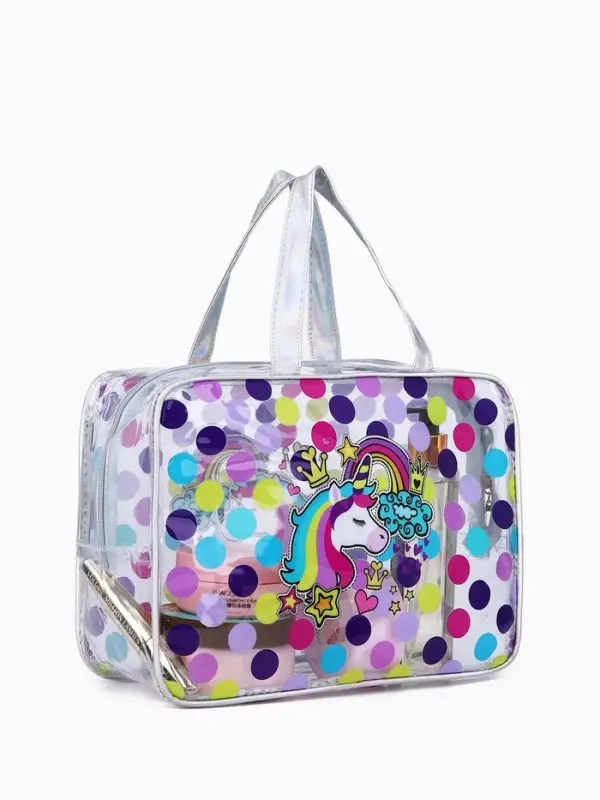 Набор косметичек для бассейна 2 в 1, с рисунком, разноцветный