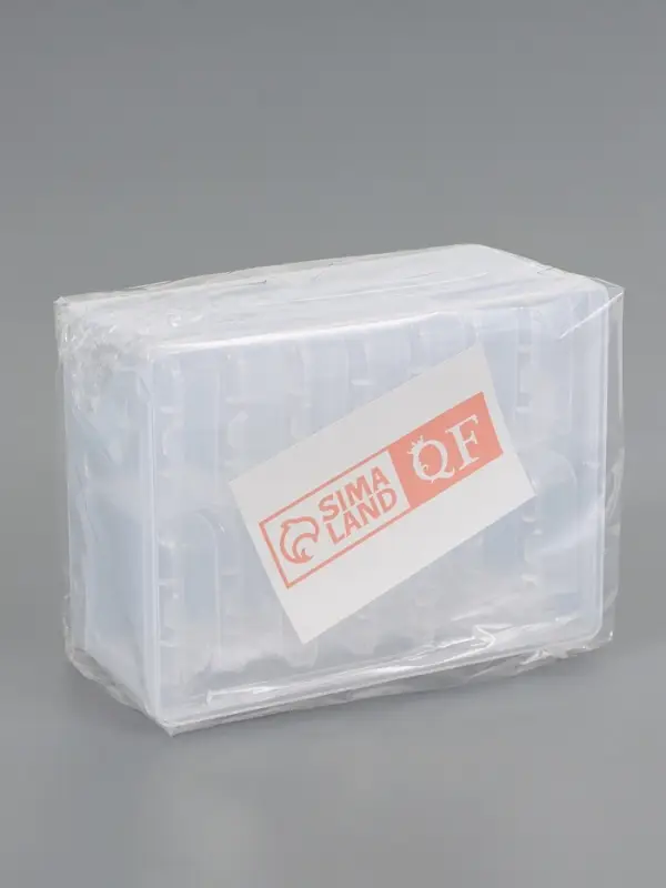 Органайзер для хранения мелочей, 14 баночек, 15.7&times;11.7&times;7.2 см, прозрачный