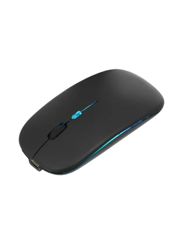 Мышь MB-2.4 беспроводная, оптическая, подсветка, 1600 dpi, USB+BT, чёрная Мышь MB-2.4 беспроводная, оптическая, подсветка, 1600 dpi, USB+BT, чёрная