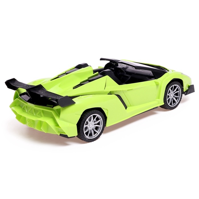 Машинка радиоуправляемая «СпортКар», аккумулятор, на пульте управления, световые эффекты, цвет зеленый, 1:18 Машинка радиоуправляемая «СпортКар», аккумулятор, на пульте управления, световые эффекты, цвет зеленый, 1:18