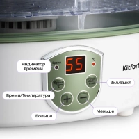 Сушилка для овощей и фруктов КТ-1902 - 250 Вт