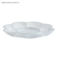 Палитра &laquo;Цветочек&raquo;, 9 ячеек, белая