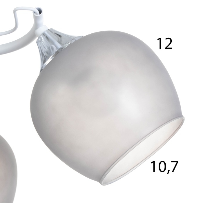 Люстра Люстра "Либи" 5х60Вт Е27 Белый 60х60х24см