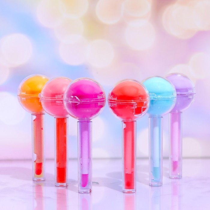 Бальзам и блеск для губ 2 в 1 Бальзам и блеск для губ 2 в 1 "Чупа-чупс", микс