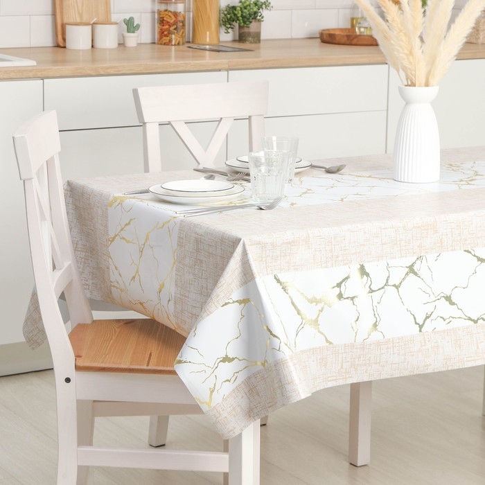 Клеёнка на стол Gratus, на тканевой основе, рулон 20 метров, ширина 137 см Клеёнка на стол Gratus, на тканевой основе, рулон 20 метров, ширина 137 см