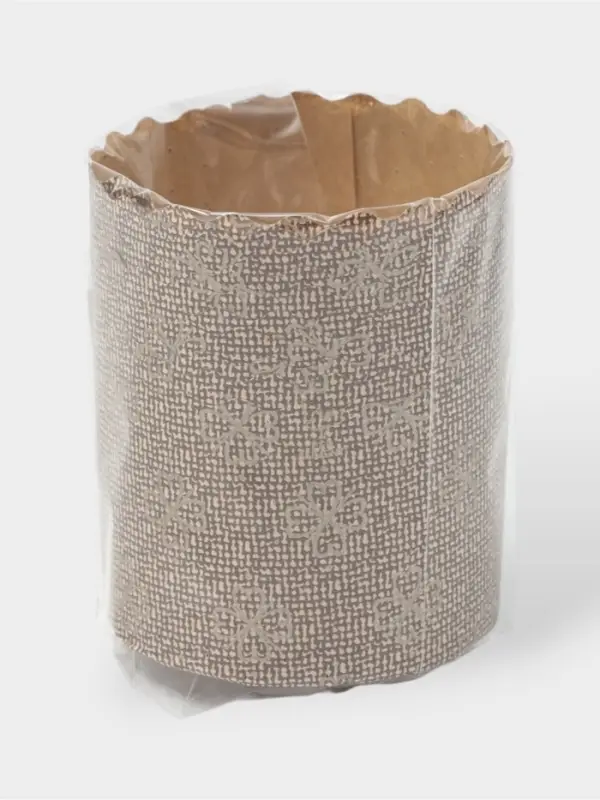 Формы для выпечки кулича бумажные &laquo;Классика&raquo;, одноразовые, набор 10 шт., 6&times;4.5 см, бежевые