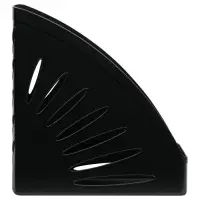 Лоток для бумаг Стамм &laquo;Тропик&raquo;, А4, вертикальный, 1 отделение, чёрный, ширина 110 мм