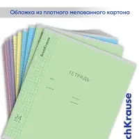 Тетрадь 24 листа в клетку, ErichKrause &laquo;Классика Visio&raquo;, обложка мелованный картон, МИКС