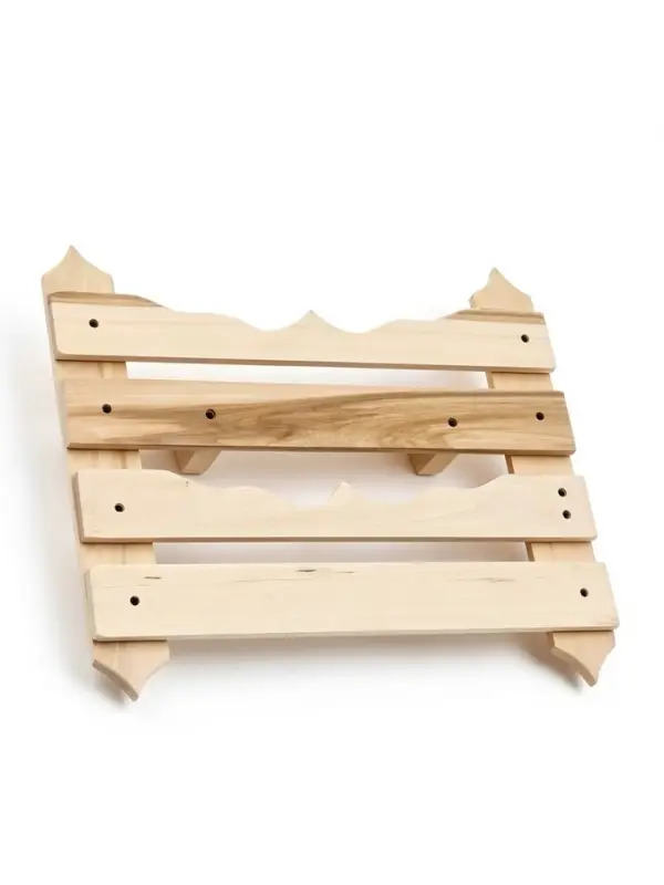 Полка - вешалка резная 3 крючка 54х47х8,5 см