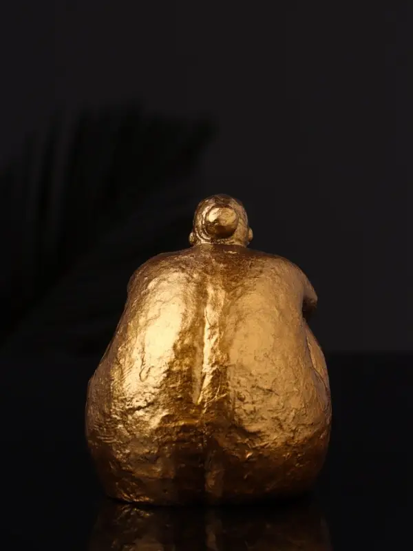 Фигурка гипс &laquo;Дама&raquo;, 9&times;8&times;8 см, под бронзу